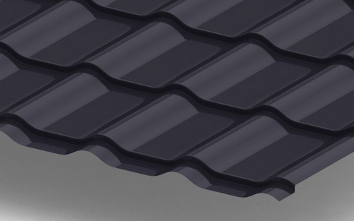 Металлочерепица Ламонтерра-Х NormanMP 0.5мм 7024-Графитовый серый