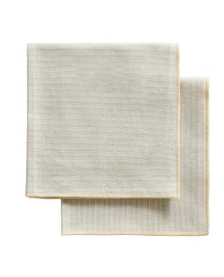 Zara Home столовая салфетка из хлопка, узор в полоску, 45 45 см (комплект 2 шт.) · 2286/022