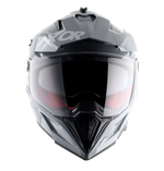 Шлем AXOR X-CROSS DUAL VISOR SC, с визором, цвет светло-серый (XL)