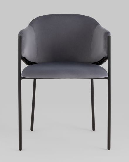 Стул Sid велюр серый