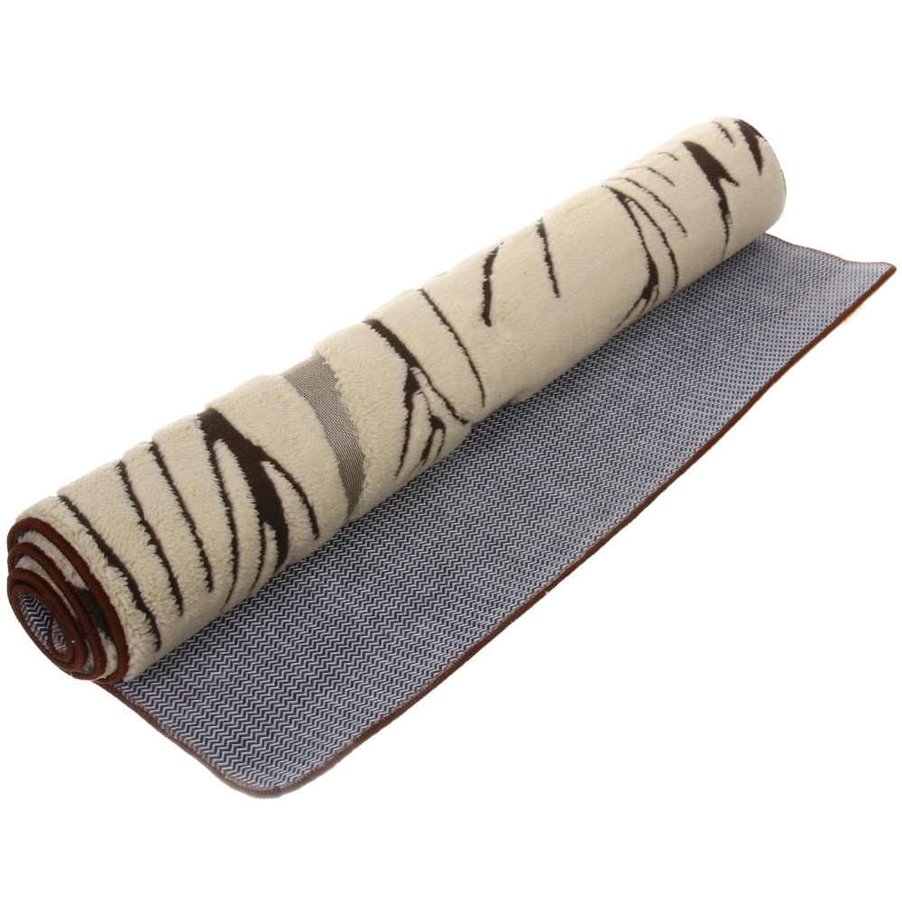 Коврик для ванной 80*120"Флора» бежевый