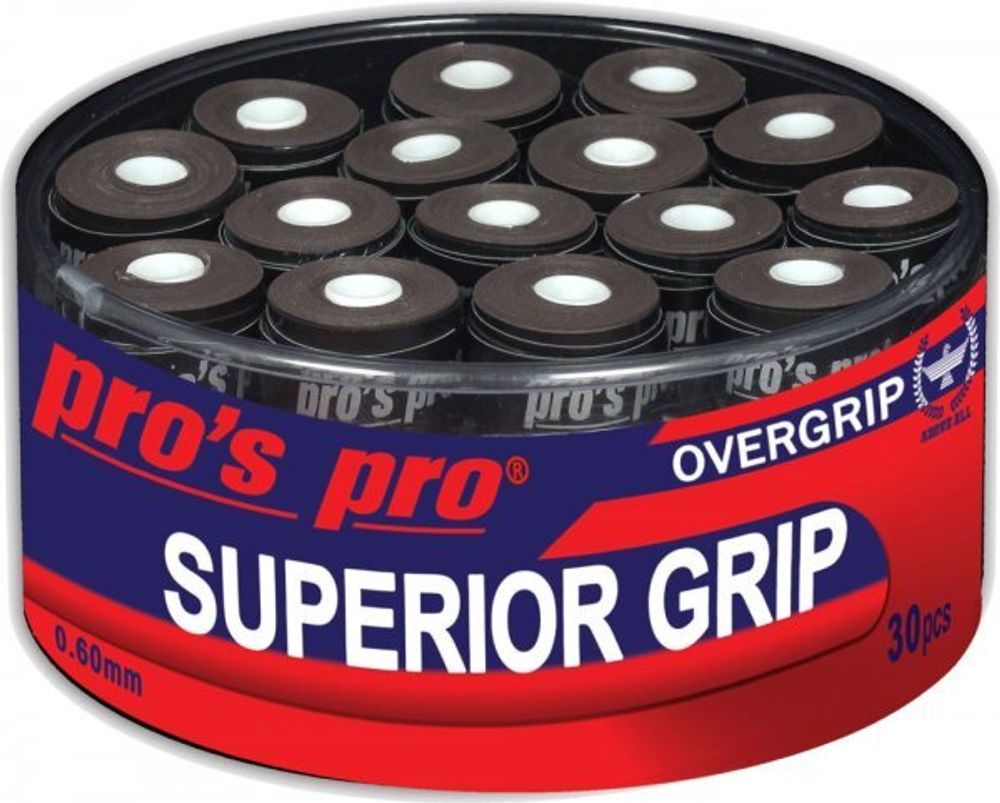 Теннисные намотки Pro&#39;s Pro Superior Grip (30P) - черный