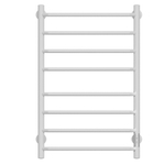 Полотенцесушитель MIXLINE MIRA  80х50 (таймер, 335 Вт, 8 перекладин) электрический БЕЛЫЙ