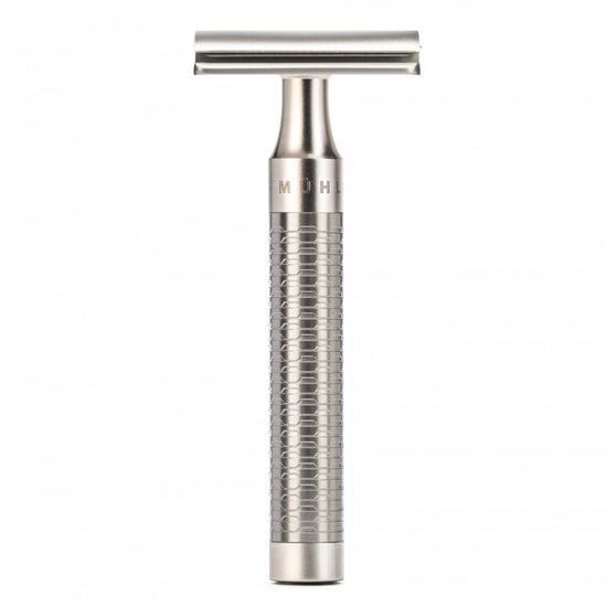 Т-образная бритва MUEHLE ROCCA, сталь, closed comb