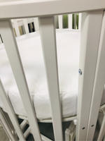 Наматрасник (не промокаемый) в круглую кровать "Машенька" 75*75 см на резинке