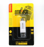 Карт-ридер Otg Mega U4 (белый)