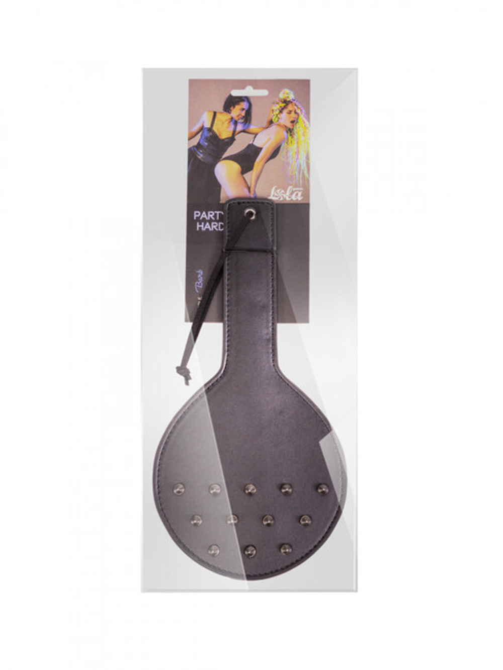 Шлепалка с шипами Party Hard Barb (Цвет: черный)