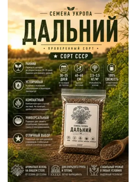 Семена укропа для дачи и огорода