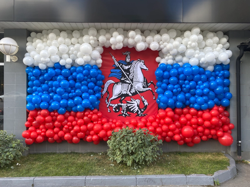 Панно из воздушных шаров