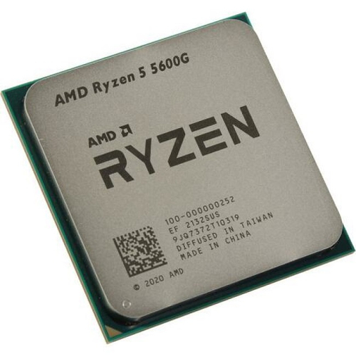 Процессор AMD Ryzen 5 5600G, AM4, 6C/12T, 3.9-4.4GHz, L3 16Mb, 65W, OEM (100-000000252)