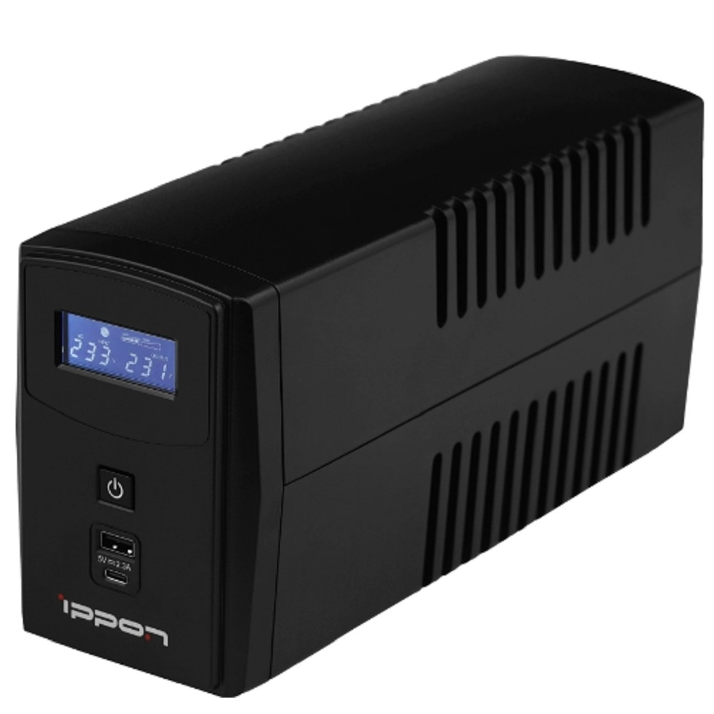 Источник бесперебойного питания Ippon Back Power Pro II 600 black (1030300)