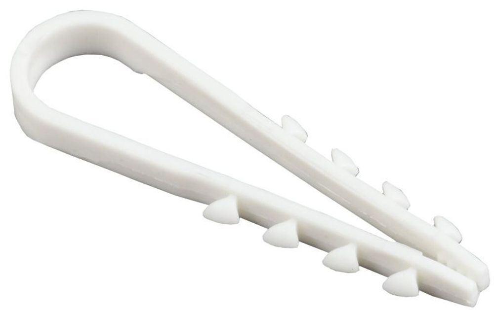 Дюбель-хомут 5-10мм для круглого кабеля нейлон бел. (уп.100шт) IEK UHH35-5-10-100 Дюбель-хомут 5-10мм для круглого кабеля нейлон бел. (уп.100шт) IEK UHH35-5-10-100