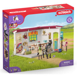 Schleich S 42591 — Седельная комната с лошадью и всадницей — фото 1