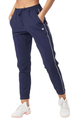 Женские теннисные брюки Wilson Team Warm-Up Pant - classic navy