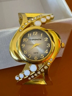 Часы-браслет кварцевые CANSNOW, золотистый W8030-02