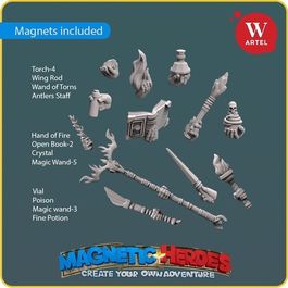 Части для миниатюр Magnetic Heroes: The Magic Advanced