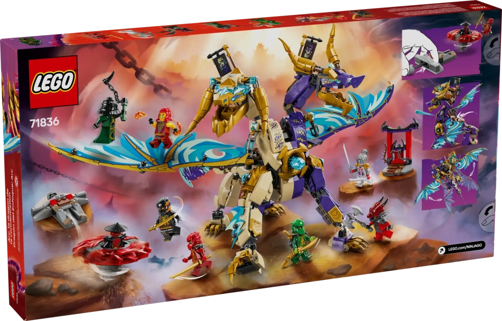 Конструктор LEGO Ninjago 71836 Дугообразный дракон фокуса