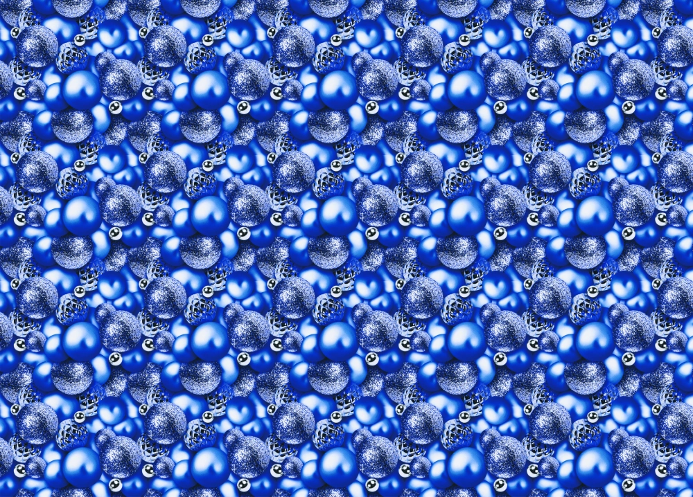 Бумага упаковочная 50х70 см «Волшебные шары», сапфир (1 лист)