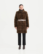 Шуба из меха норки