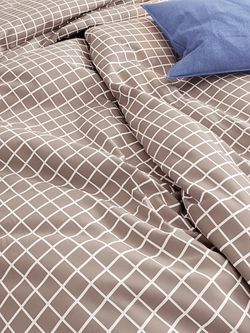 Пододеяльник сатин Milky Garden "Мэри" 1,5-спальный на молнии 145x215 см