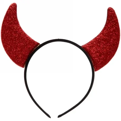 Ободок карнавальный «Чертик блестящий», 19 см