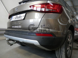Фаркоп оцинкованный Galia S119A для Skoda Karoq 2018-, Seat Ateca 2016-(паспорт и сертификат в комплекте)(без электрики)