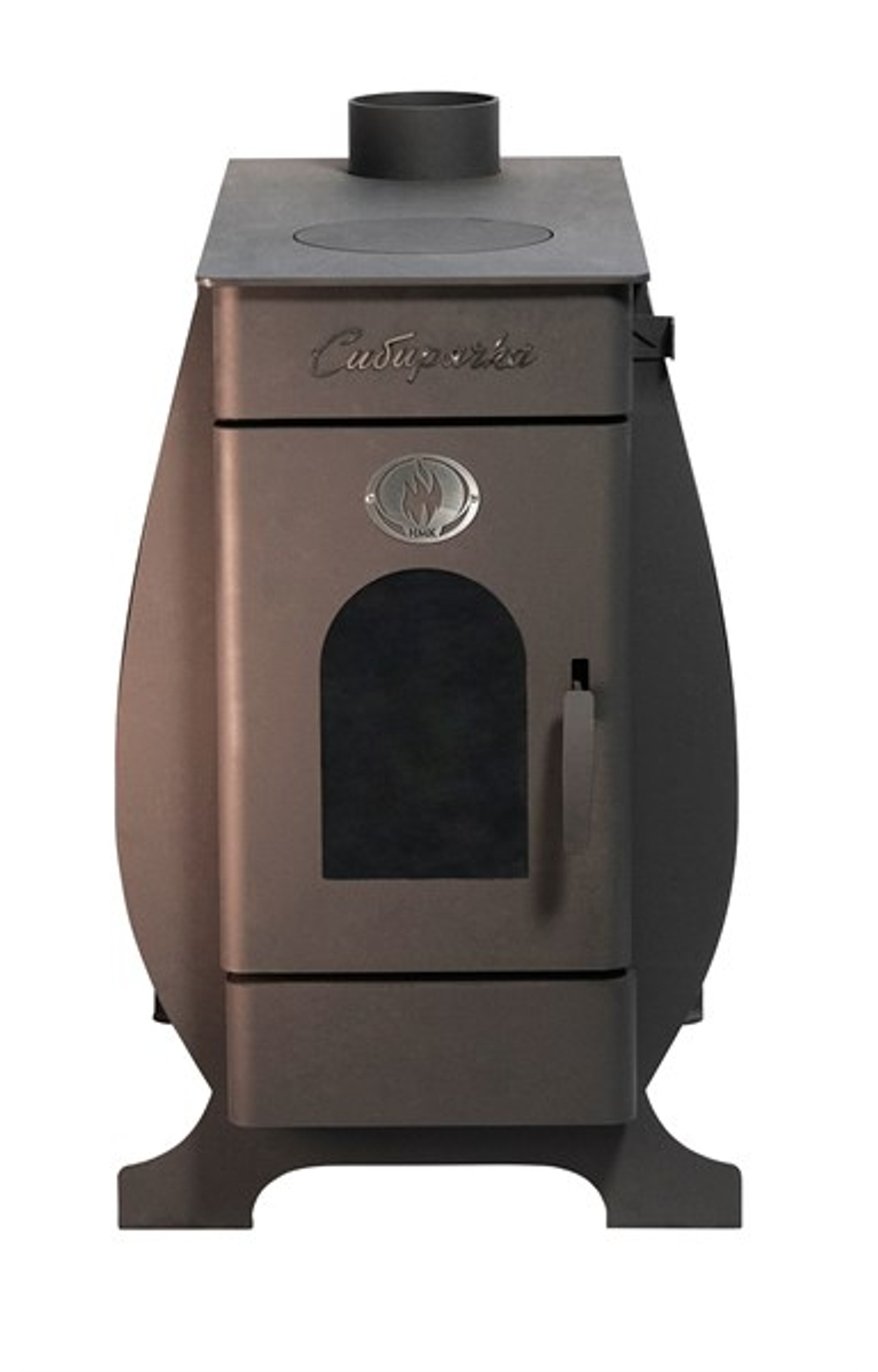 Воздухогрейная печь Сибирячка 12 кВт. Кожух из нержавеющей стали