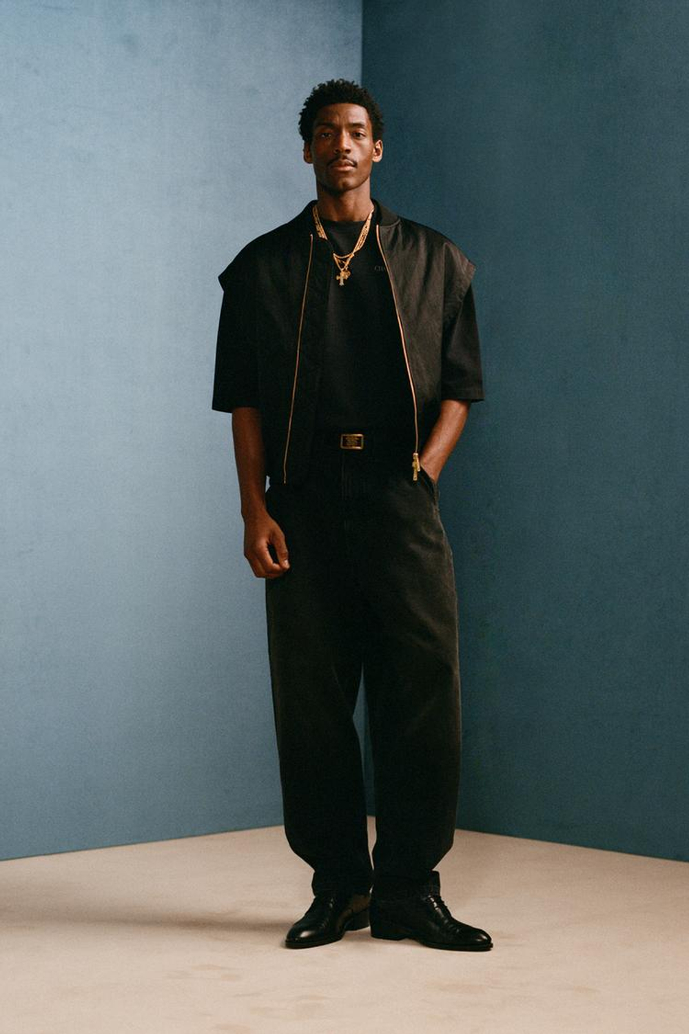 ZARA X WILLY CHAVARRIA ДЖИНСЫ BARREL С ВЫСОКОЙ ПОСАДКОЙ, ЧЕРНЫЙ