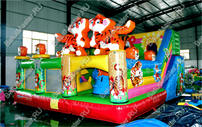 Коммерческий надувной батут "Тигриная страна мини"