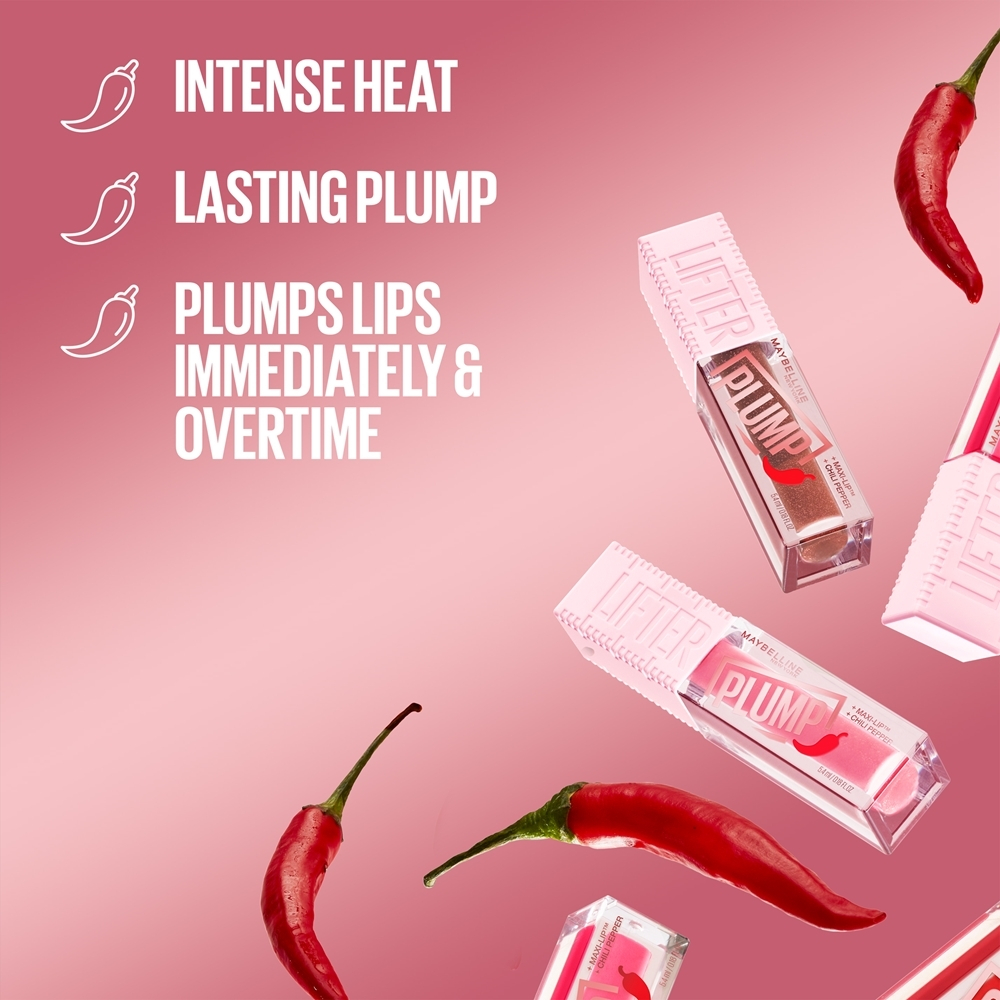 MAYBELLINE NEW YORK Lifter Plump - Блеск для губ с увеличивающим эффектом, 5,4 ml