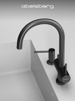 Смеситель для кухни Abelsberg Aera AWF70029GM цвет Космическая сталь