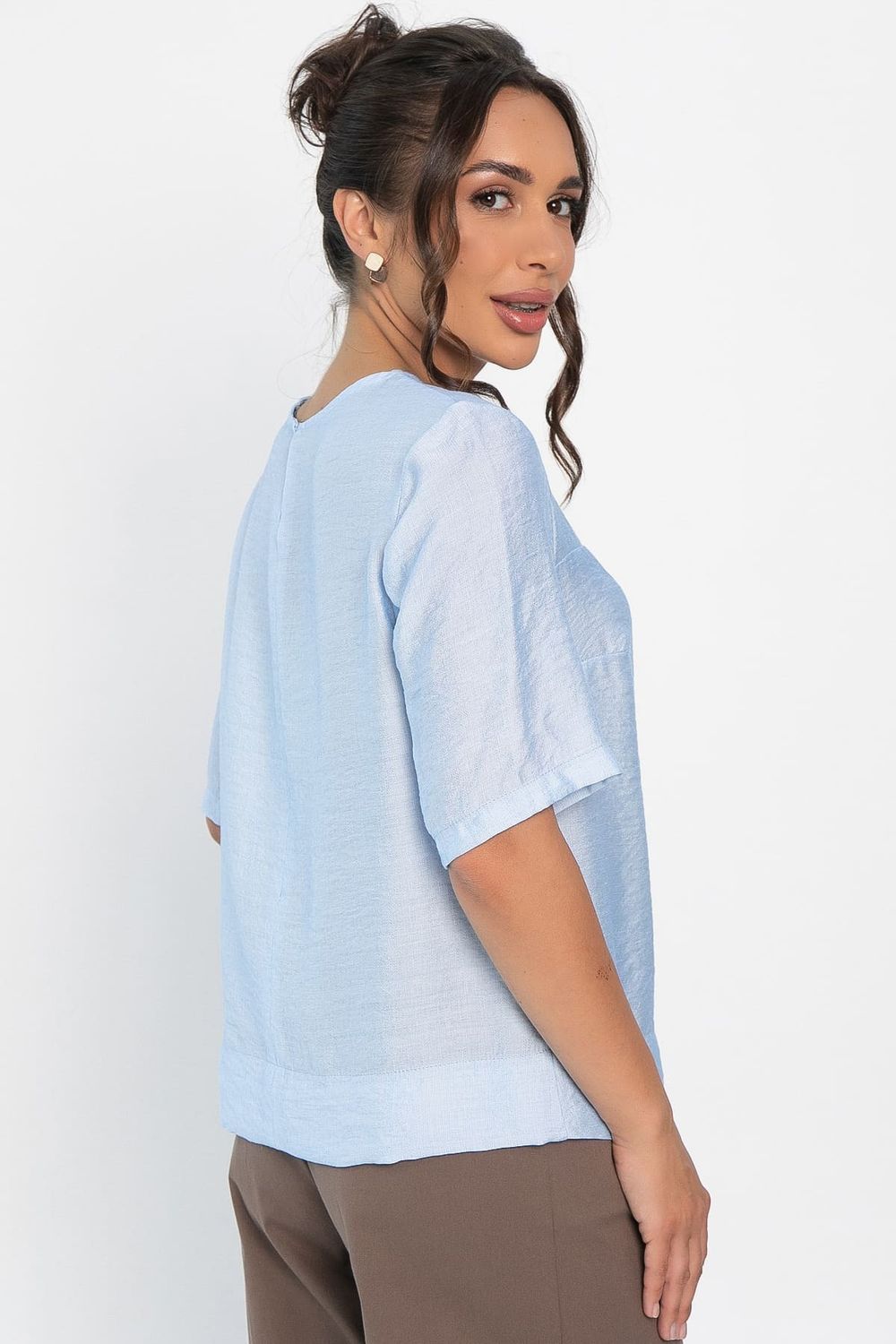 Блуза Меридиан (нежно-голубая) Б14006-25М LT Collection