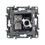 Розетка двойная RJ11+RJ45 категория 5e UTP слоновая кость ETIKA Legrand