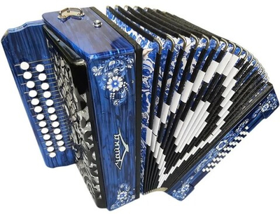 ГАРМОНЬ "ЧАЙКА-204" (S6ХL), ЦВЕТ СИНИЙ (ВАРИАНТ 2)