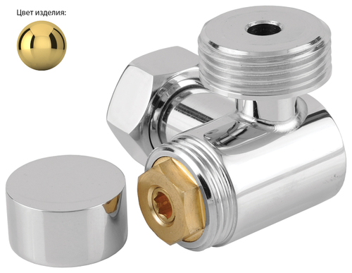 Вентиль 3D правый Сунержа (под шестигранник) G 1" нар.р. / G 3/4" н. г.