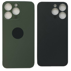 Задняя крышка для Apple iPhone 13 Pro Зеленый (стекло, широкий вырез под камеру)