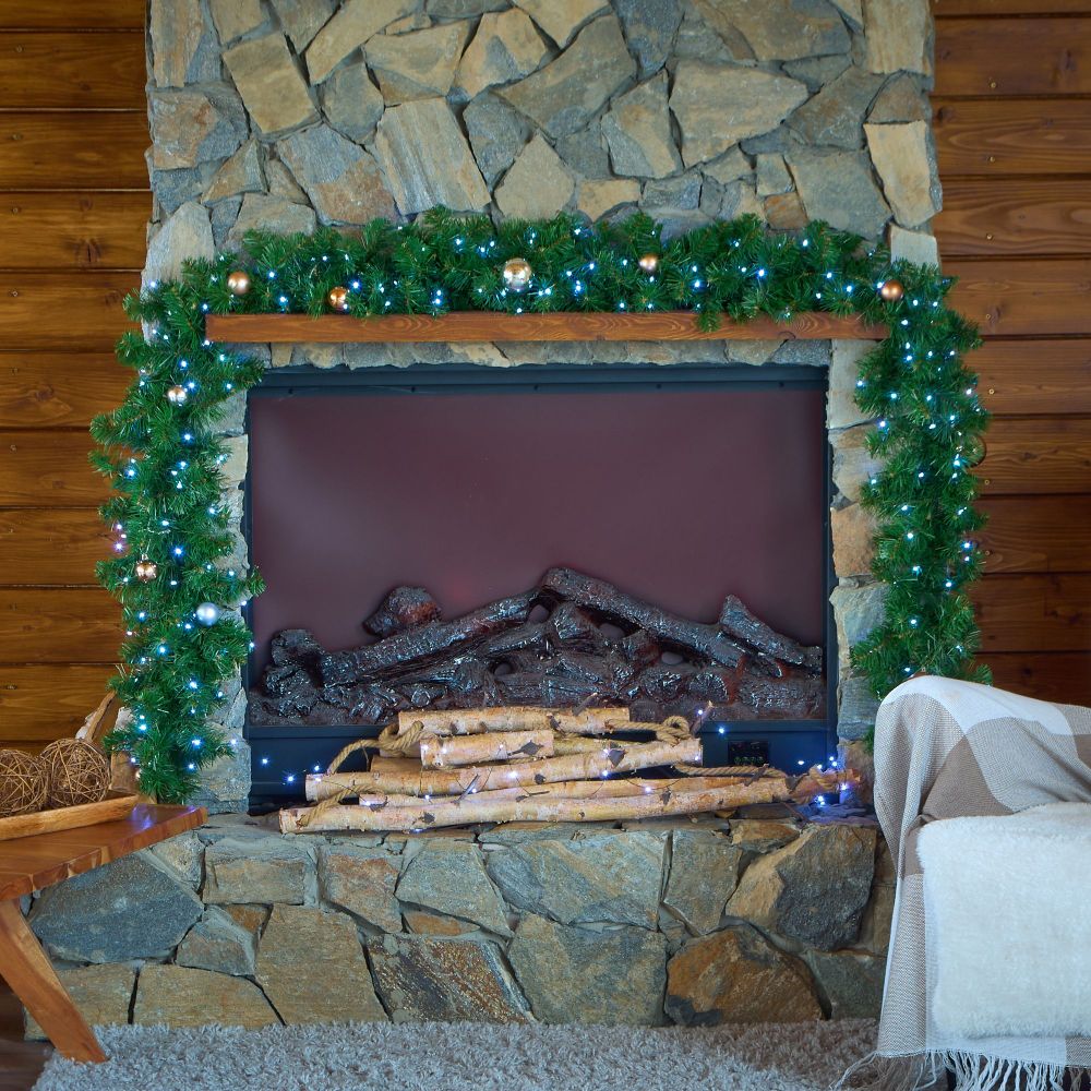 ULD-S2000-200-DGA WHITE IP20 DEW Гирлянда светодиодная Роса. 20м. 200 светодиодов. Белый свет. Провод зеленый. ТМ Uniel