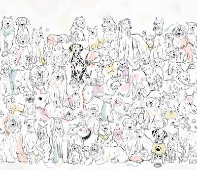 Дизайнерские обои Factura DOGGYLAND