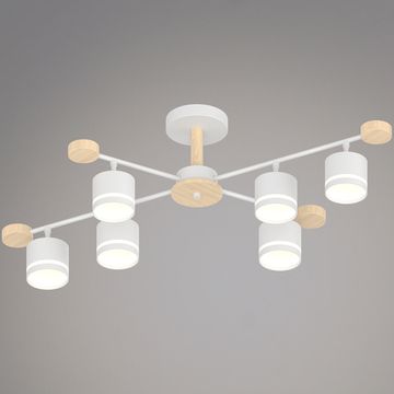 78730-0.3-06 GX53 WH+WOOD светильник потолочный