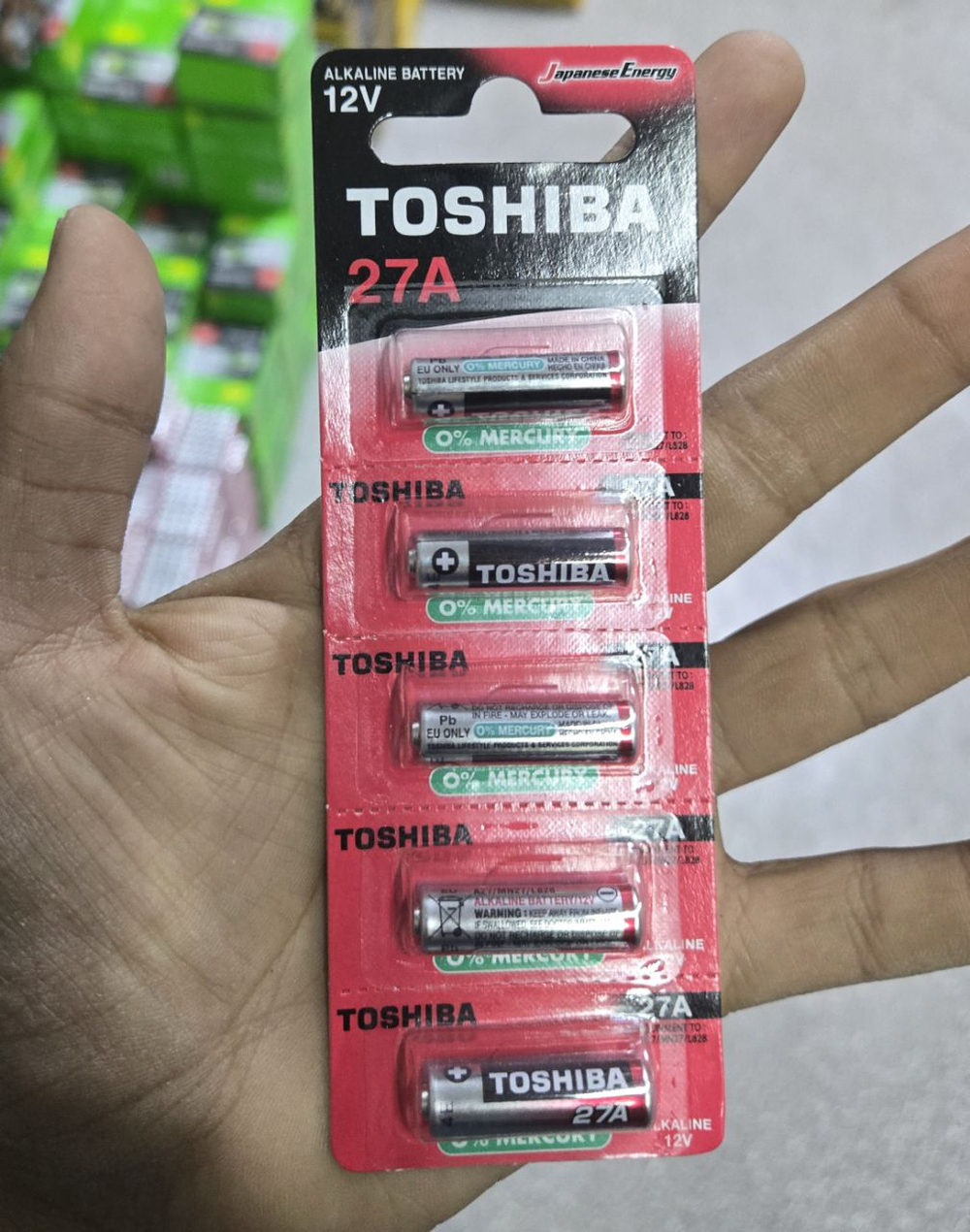 Батарейка Тошиба Toshiba 27 27A 27А