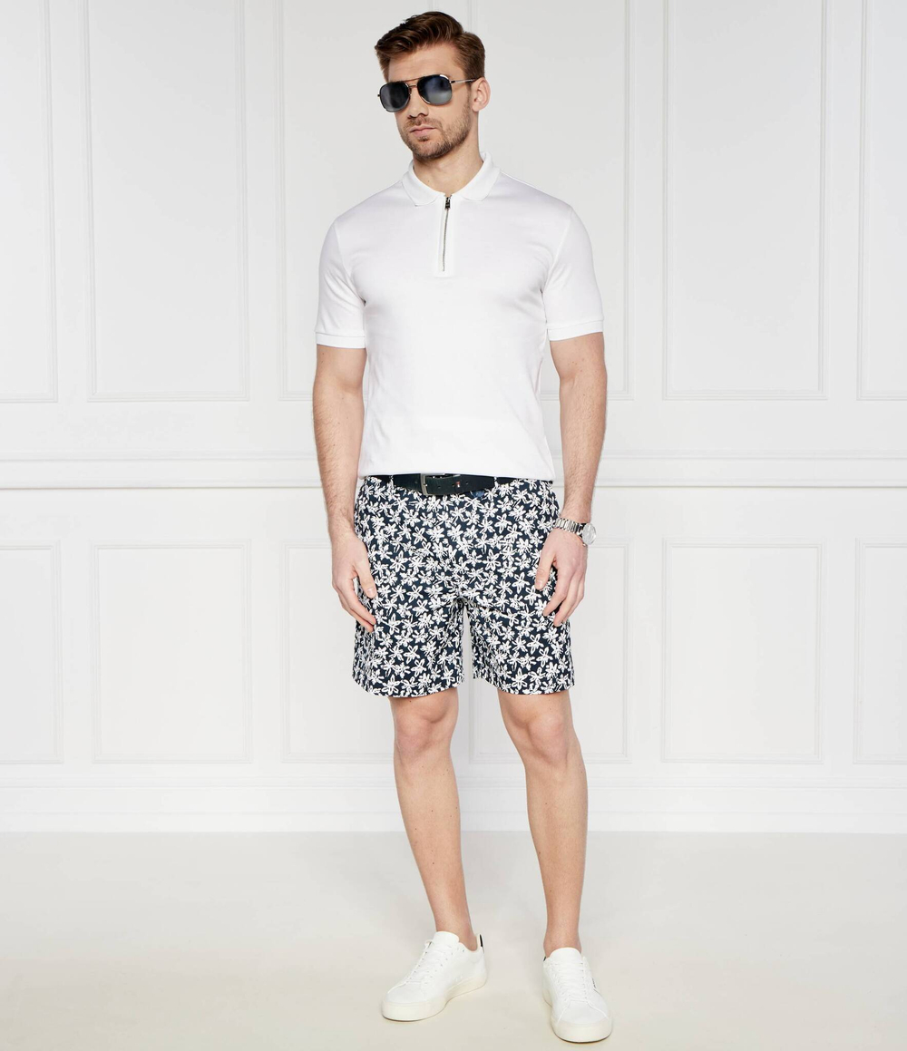 Шорты Karlos-Shorts BOSS BLACK - темно-синий(50512961)