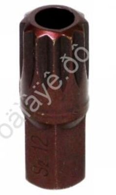 Бита SPLINE М12, 12лучей, L=30mm с отверстием МАЯКАВТО™ 1783012