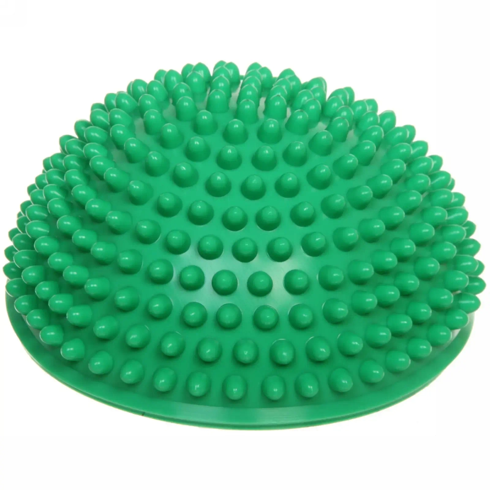 Массажная полусфера «Ежик» d-16 см, зеленый