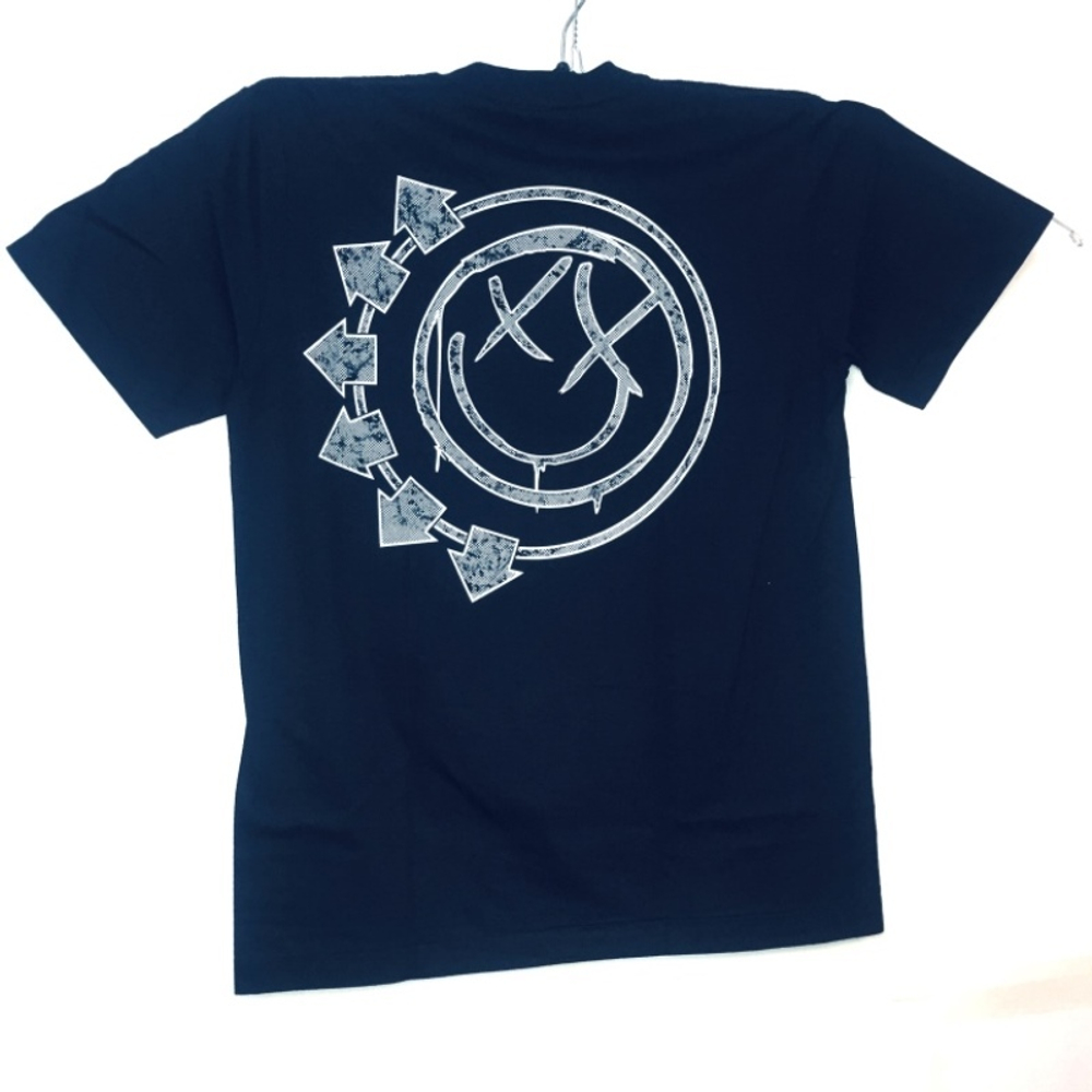 Футболка тайланд Blink-182 Со смайликом синим (XS)