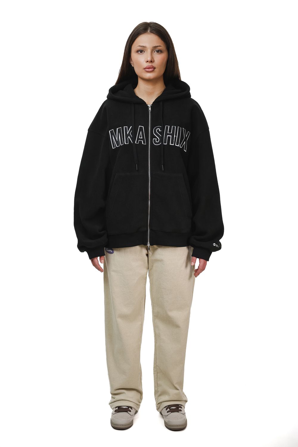 Худи Ymkashix Zip Original fleece черное