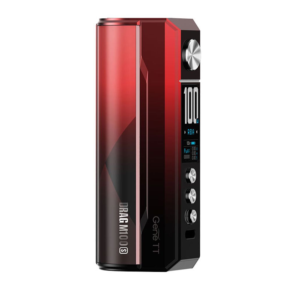 Боксмод Voopoo Drag M100S Mod - Red Black Боксмод Voopoo Drag M100S Mod - Red Black