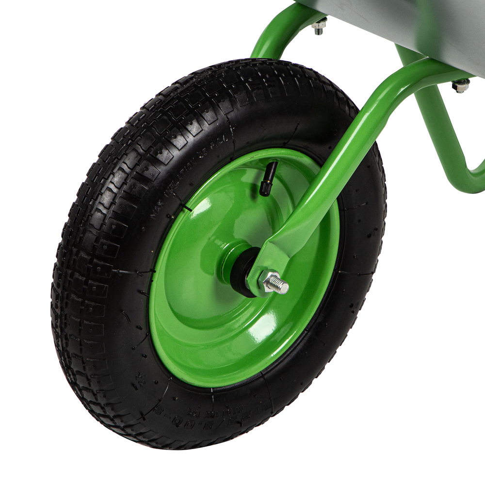 Тачка садовая Сибртех облегченная, грузоподъемность 90 кг, объем 65 л