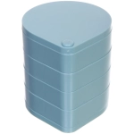 Органайзер для хранения «ФРАНКОТТА», цвет лазурный, четыре отделения, 12.5*11.5см (упаковка коробка)