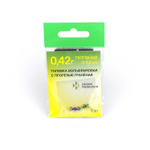 Головка вольфрамовая с прорезью граненая 3.8мм, 0.42гр (5шт. в упаковке)
