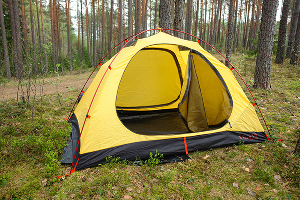 Палатка TRAMP Peak 2 (V2), артикул TRT-25, цвет Зеленый